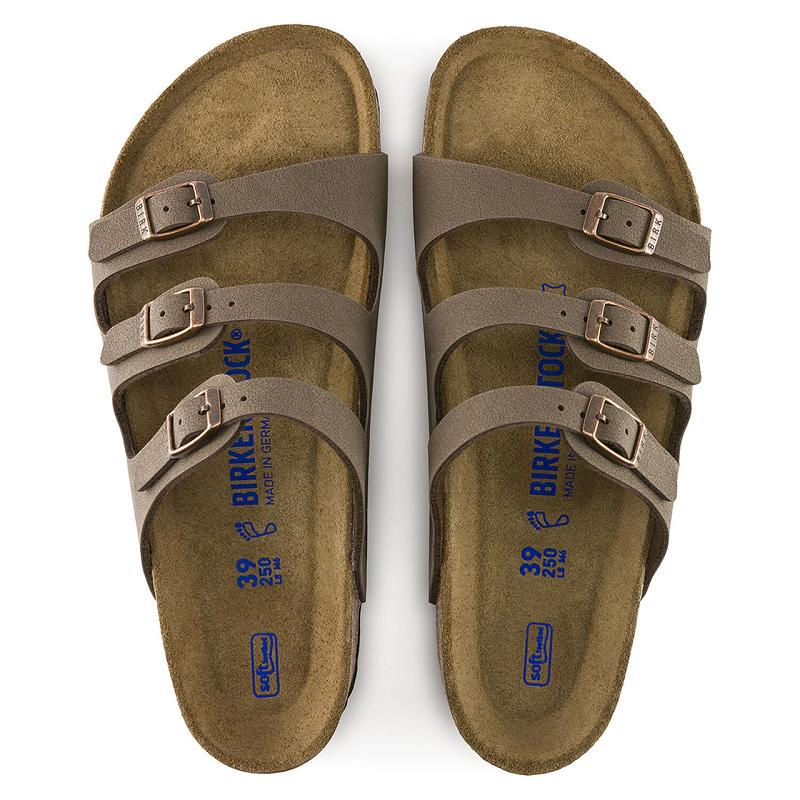 Florida Birkenstock Soft Footbed Birkibuc Damske Béžové | SK 78DFM